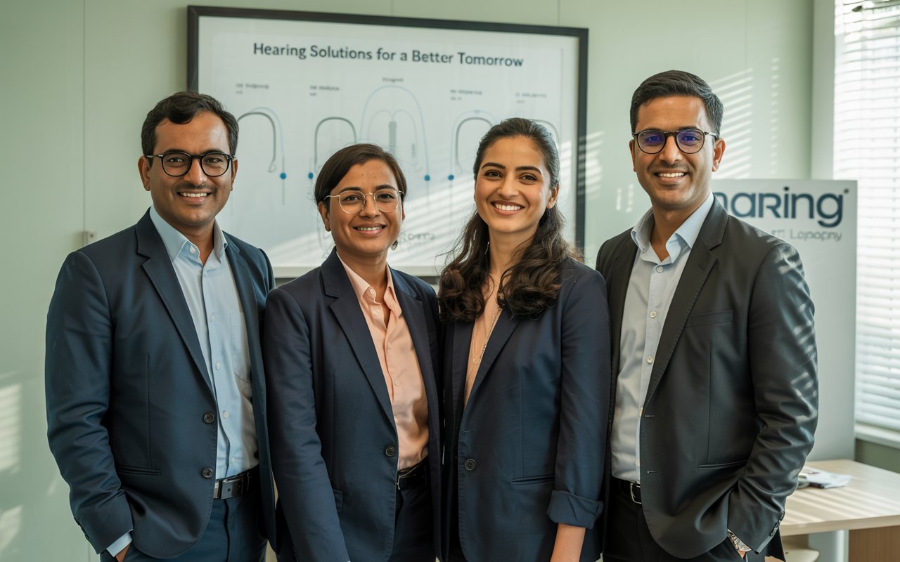 UK-trained audiologists providing care in India